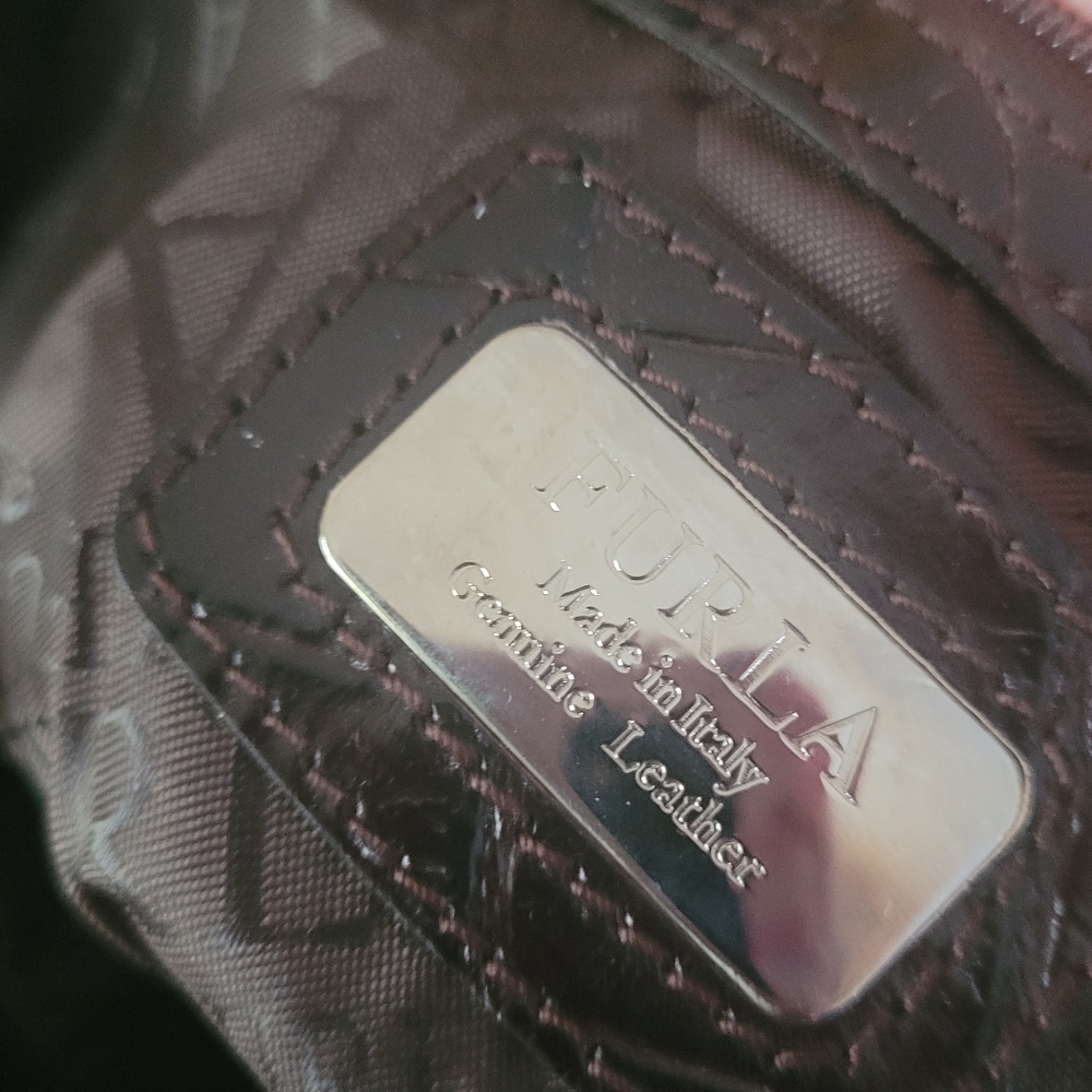 FURLA BRERA CROC SHOULDER BAG - Picture 10 of 13